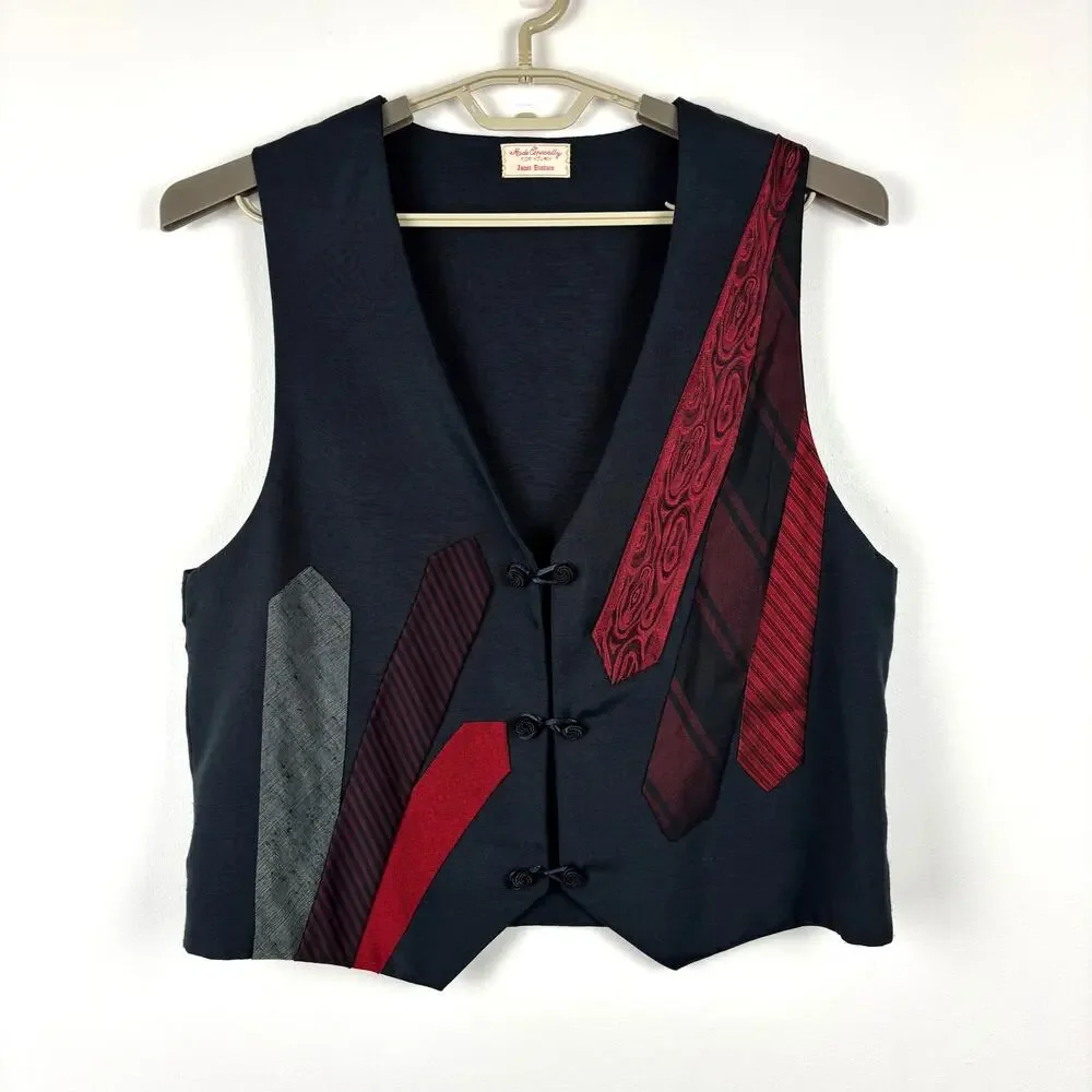Handmade Vest with Neckties 40